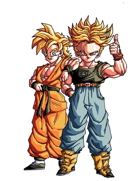 saiyan armor trunks and goten download.